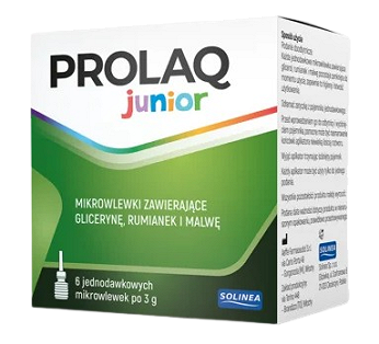 Prolaq Junior mikrowlewki doodbytnicze 6 sztuk po 3g