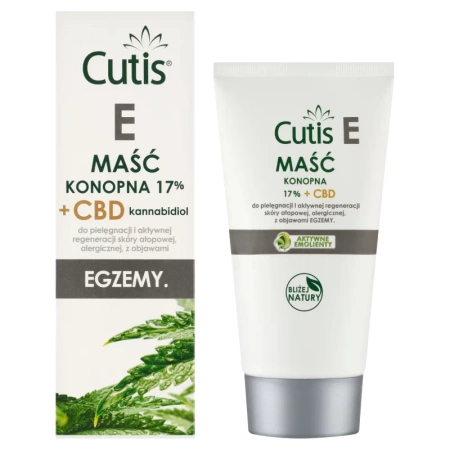 Cutis E EGZEMA maść konopna 17% + CBD kannabidiol 120ml