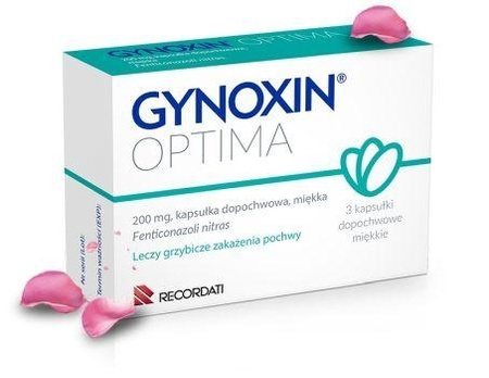 Gynoxin Optima kapsułki dopochwowe, 3 kapsułki