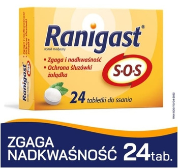 Ranigast S.O.S, 24 tabletki do ssania