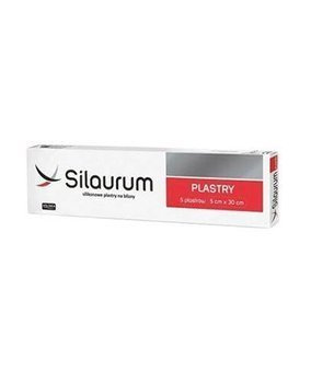 Silaurum silikonowe plastry na blizny 5cmx 30 cm 5 plastrów