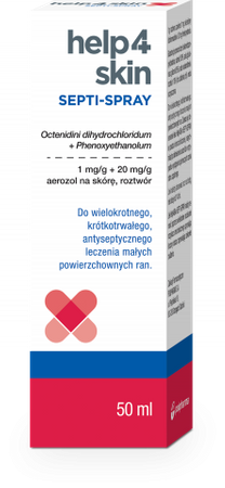 Help4Skin SEPTI-SPRAY 1mg/g+20 mg/g, 50ml 