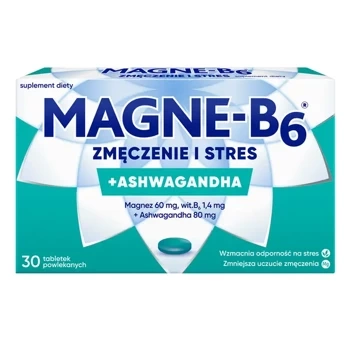 Magne B6 Zmęczenie i Stres x 30 Tabletek Powlekanych