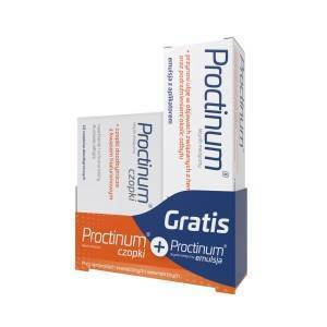 Proctinum 10 czopków + emulsja 30ML gratis
