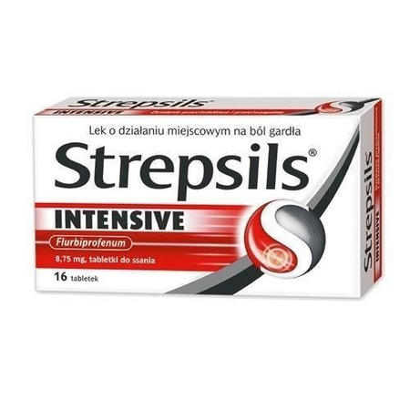 STREPSILS INTENSIVE 8,75 mg x 16 tabletek do ssania