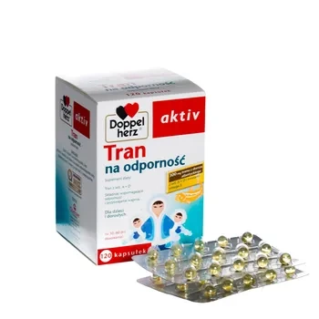 Doppelherz Aktiv Tran na odporność 120 kapsułek