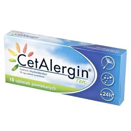 CetAlergin Ten tabl.powl. 10mg * 10