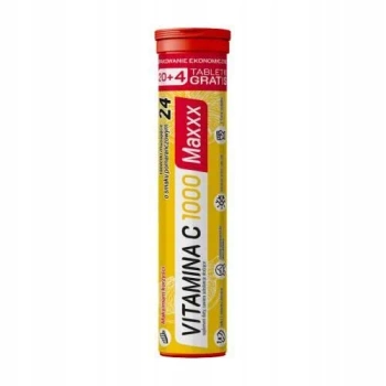 VITAMINA C 1000 Maxxx 24 tabletki musujące