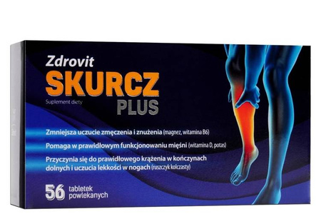 Zdrovit Skurcz Plus x 56 tabletek powlekanych