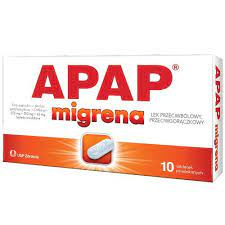 Apap migrena tabletki powlekane x 10 sztuk