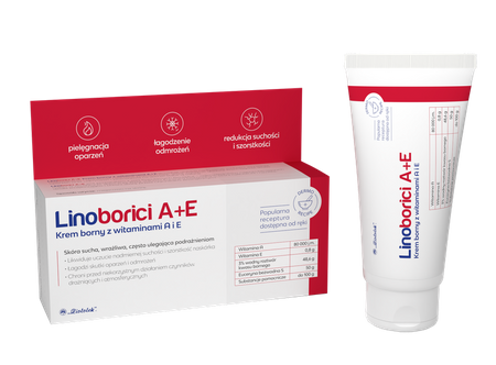 LINOBORICI A+E Krem borny z witaminą A + E 50g