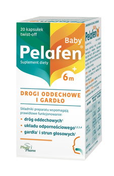 Pelafen® Baby 6m+ kapsułki twist-off; 20 sztuk