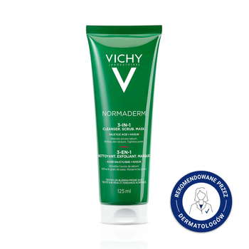 VICHY Normaderm 3-in-1 Cleanser peeling maska 125ml