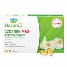 NATURELL CZOSNEK MAX BEZZAPACHOWY x 90 kapsułek