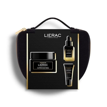 LIERAC PREMIUM Zestaw Xmass  Jedwabisty krem  Serum regenerujące   Krem pod oczy