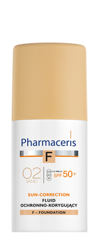 ERIS F Fluid ochronno korygujący 02 SAND SPF50, 30ml