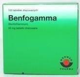 BENFOGAMMA 50mg x 100 tabletek drażowanych