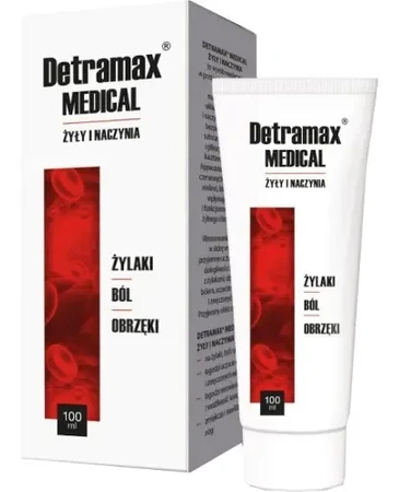 Detramax Medical Żyły I Naczynia żel 100ml