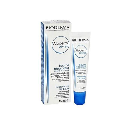 BIODERMA ATODERM Balsam do ust odżywczo regenerujący, 15ml