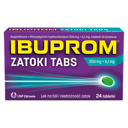 IBUPROM Zatoki Tabs, 24 tabletki