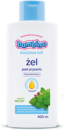 BAMBINO Rodzina Żel pod prysznic o zapachu melisy 400ml