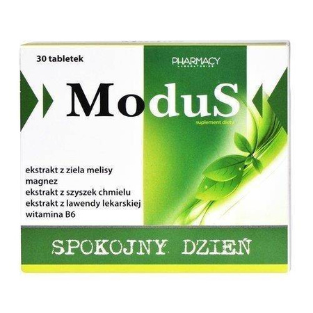 MODUS SPOKOJNY DZIEŃ x 30 tabletek