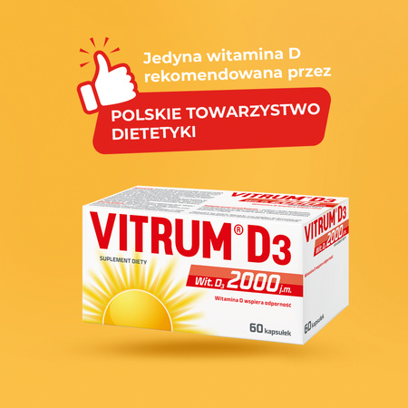 Vitrum D3 2000 j.m. kaps.*60