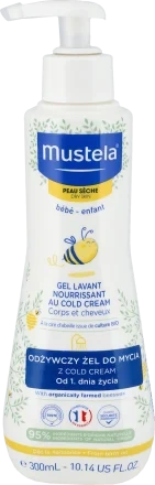 Mustela Bebe Cold Cream Żel Do Mycia 300 ml DATA WAŻNOŚCI 30.11.2025