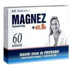 Magnez + Witamina B6  x 60 tabletek