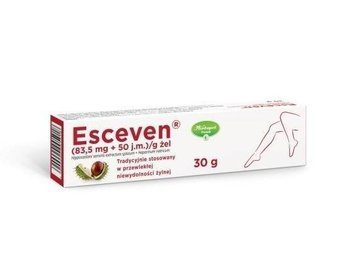 ESCEVEN (83,5 mg + 50 j.m.)/g, Żel 30g DATA WAŻNOŚCI 31.03.2025