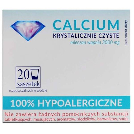 Calcium Krystalicznie Czyste x 20 saszetek