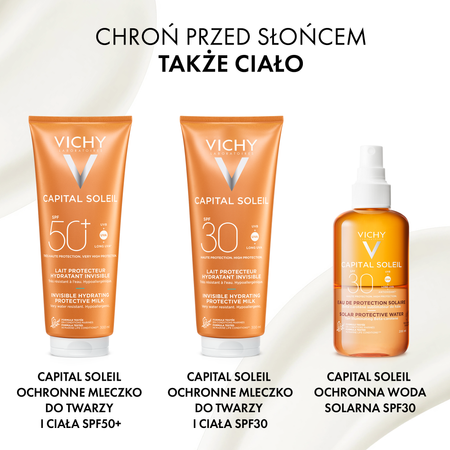 VICHY IDEAL SOLEIL Krem aksamitny do twarzy SP50+, 50ml 