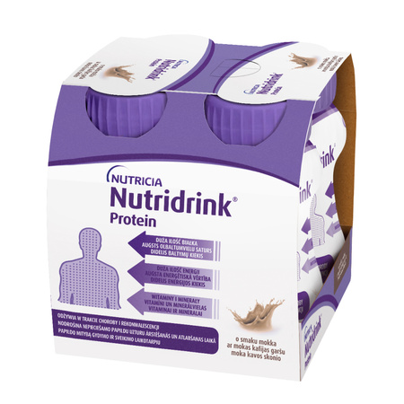 Nutridrink Protein o smaku mokka 4x125 ml  