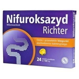 Nifuroksazyd Gedeon Richter 100mg x 24 kapsułki