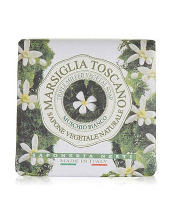 Nesti Dante Marsiglia Toscano Muschio Bianco Białe Piżmo Mydło, 200g