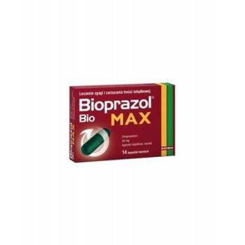 Bioprazol Bio Max 20mg x 14 kapsułek dojelitowych
