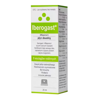 Iberogast, płyn doustny, 20 ml (import równoległy Delfarma)