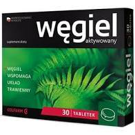 Węgiel aktywowany x 30 tabletek