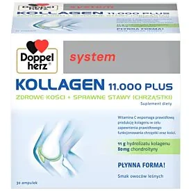 Doppelherz System Kollagen 11.000  30 ampułek z płynem