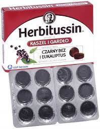 Herbitussin Kaszel i Gardło pastylki x 12 sztuk