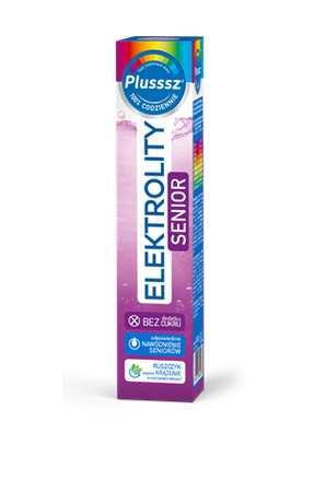 PLUSSSZ Elektrolity Senior x 24 tabletki musujące