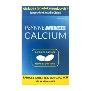 Calcium Płynne do połykania  625mg x 10 kapsułek