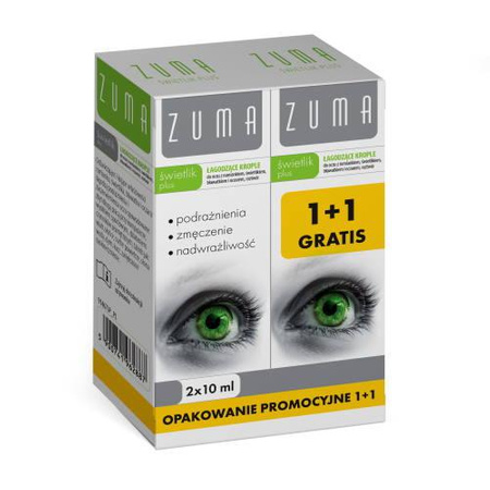 ZUMA Świetlik Plus Krople do oczu 1+1 GRATIS