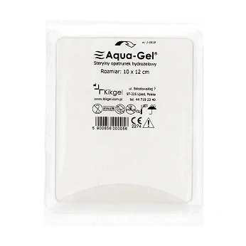 Aqua Gel Sterylny opatrunek hydrożelowy 10x12cm, 1sztuka