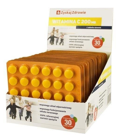WITAMINA C 200 mg ZYSKAJ ZDROWIE x 30 tabletek