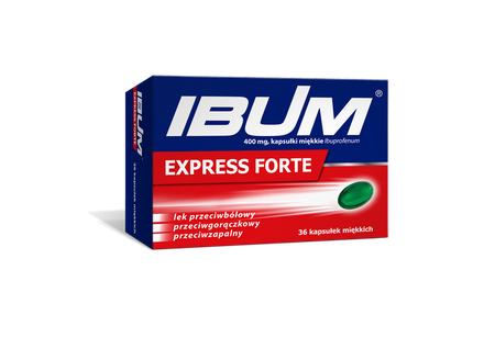 IBUM EXPRESS FORTE 400 mg, 36 kapsułek miękkich