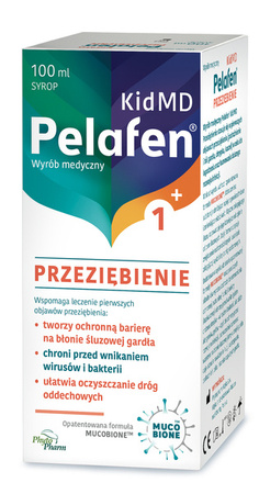 PELAFEN® KID MD PRZEZIĘBIENIE syrop 100 ml smak malinowy