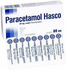Paracetamol 80mg x 10 czopków