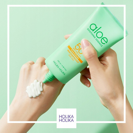 Holika Holika Aloe Waterproof Sun Gel Krem-żel do twarzy i ciała SPF 50+  DATA WAŻNOŚCI 01.05.2026