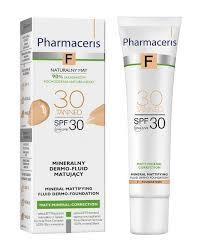 PHARMACERIS F Mineralny Dermo -Fluid Matujący SPF 30 TANNED 30 30 ml 